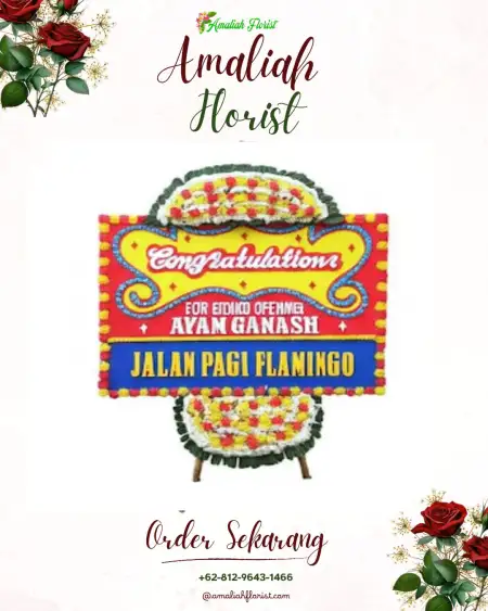 Sewa Papan Bunga Sawah Luhur